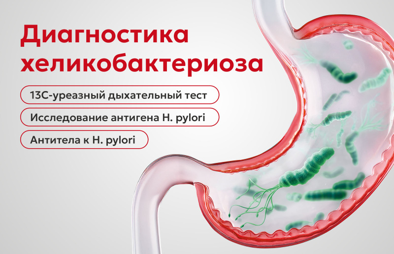 Helicobacter pylori: тесты для диагностики